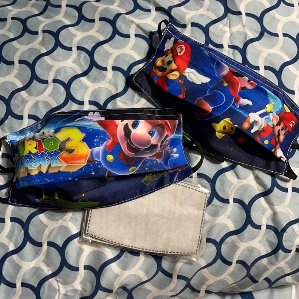New set/2 Mario Galaxy face masks